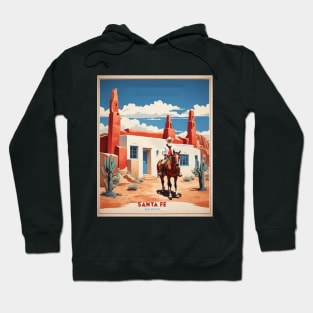 Santa Fe United States of America Tourism Vintage Poster Hoodie